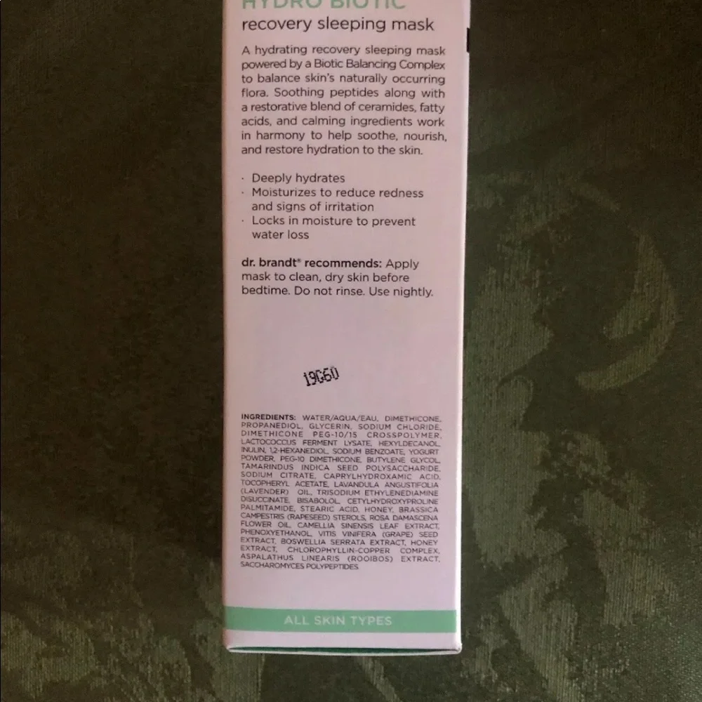 DR. BRANDT Hydro Biotic Recovery Sleeping Mask 1.7oz $52 NIB